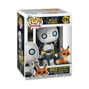 Funko POP! Wild Robot Roz with Fink and Brightbill Figure #1794!